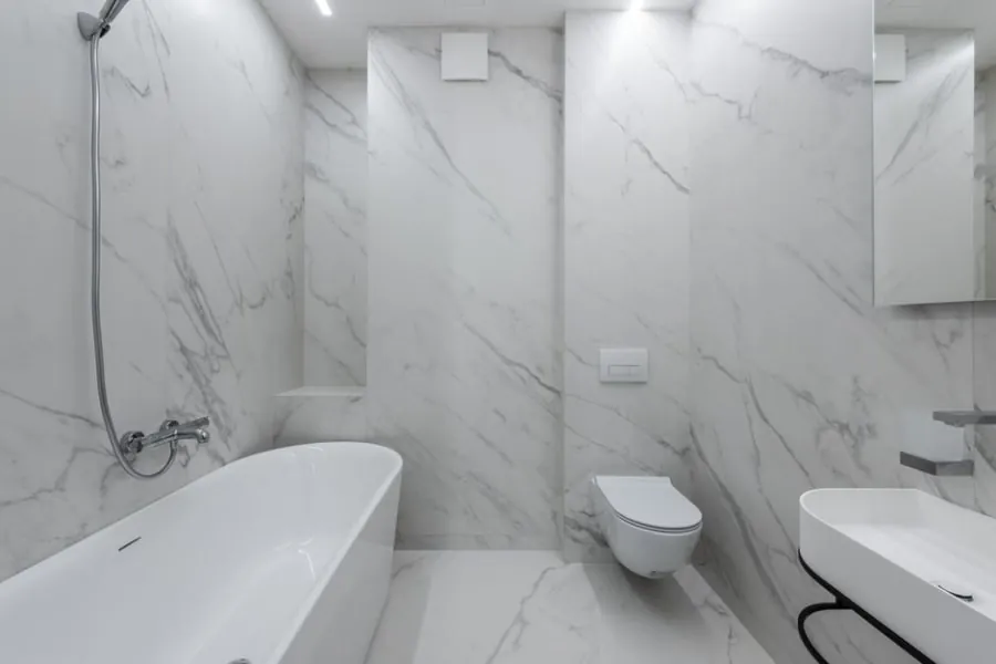 Practical family bathroom layout in a Derby home