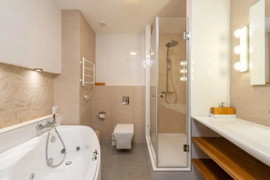 Cost-effective bathroom refurbishment for a rental property