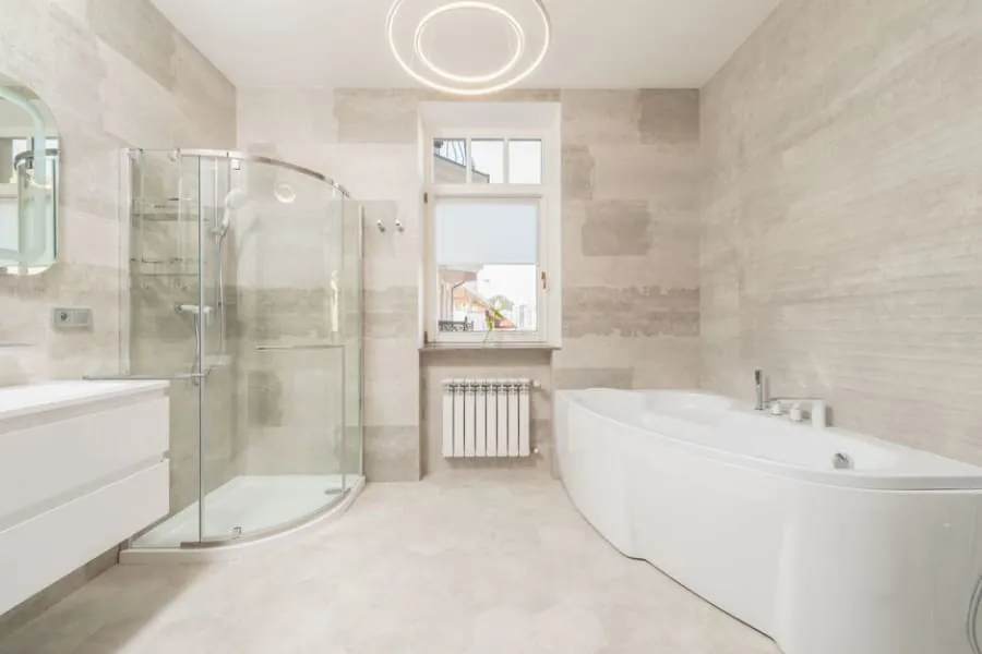 Finished bathroom ready for a Derby home sale
